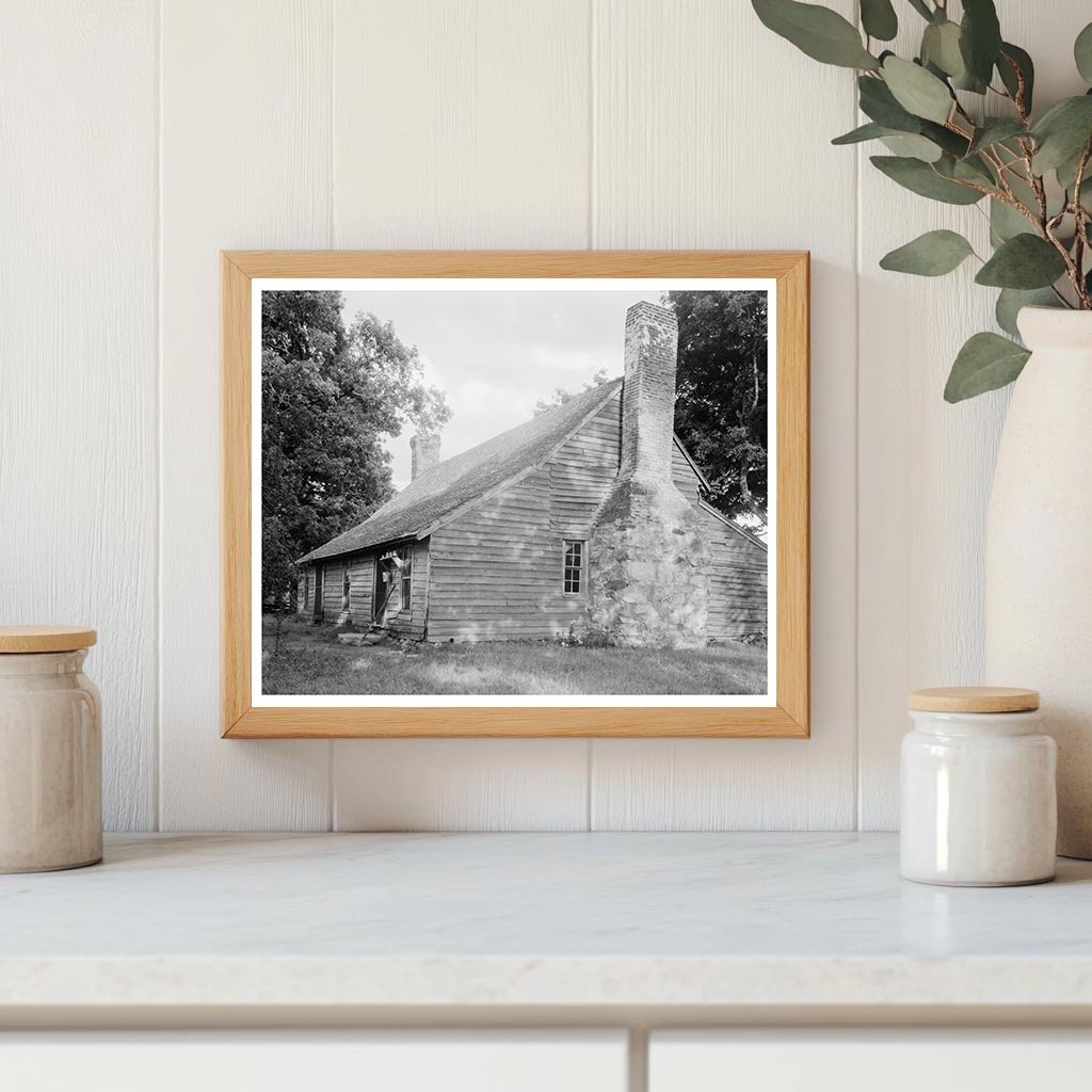 Cunningham Mill Homes, Randolph County, NC, 1900s Photo