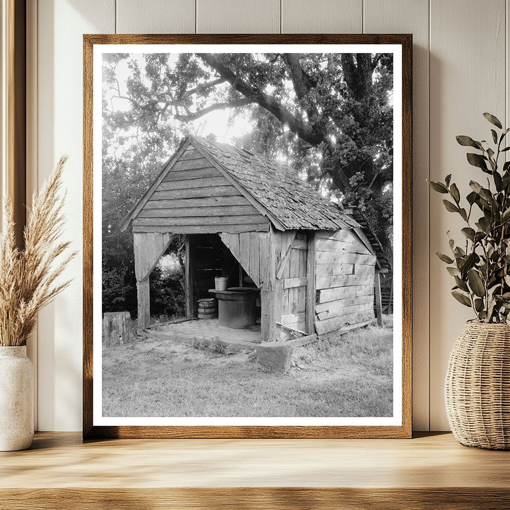 Cunningham Mill Well Houses, Randolph County NC, 20th Centur