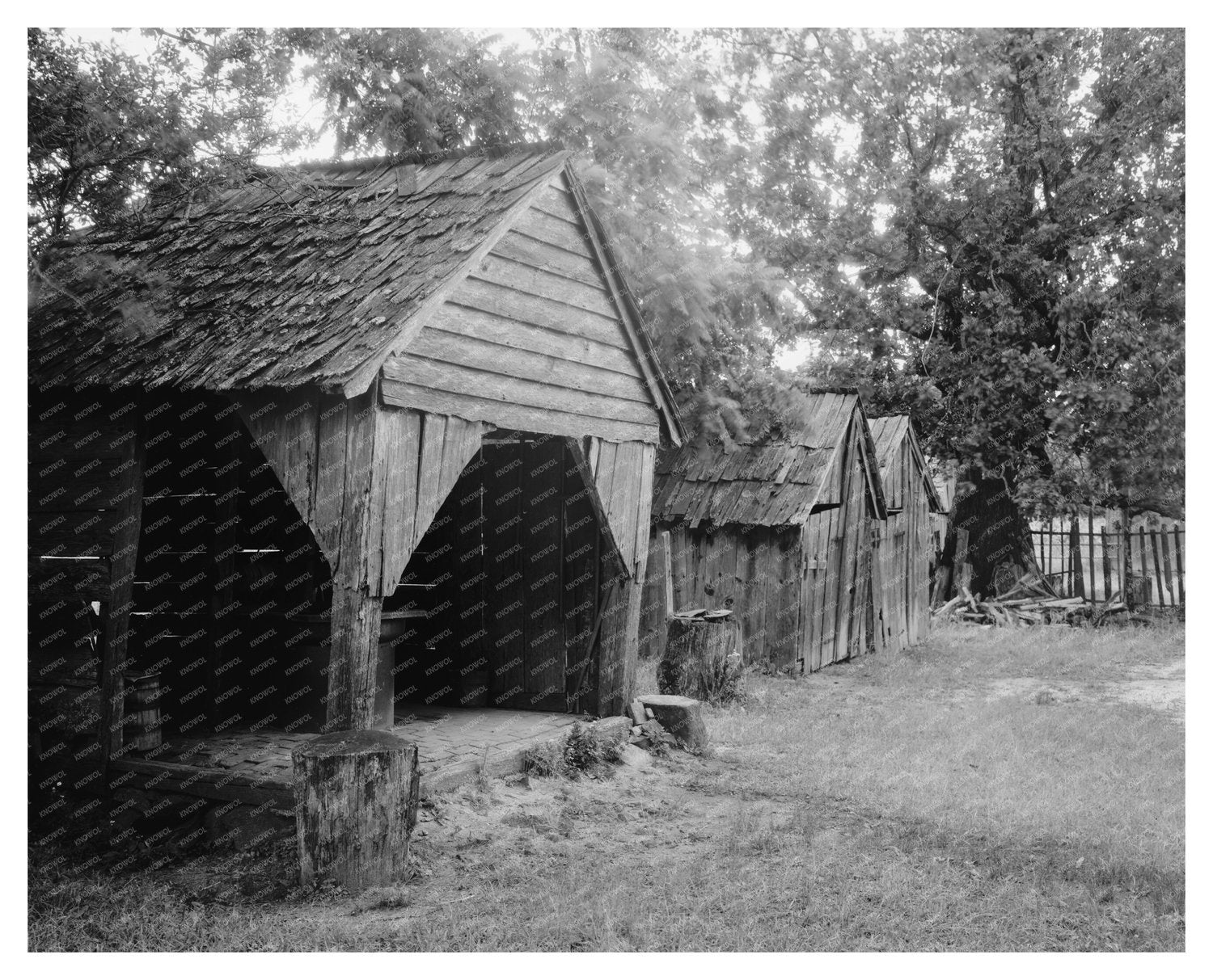 Cunningham Mill Architecture, Randolph County, NC, 1900s