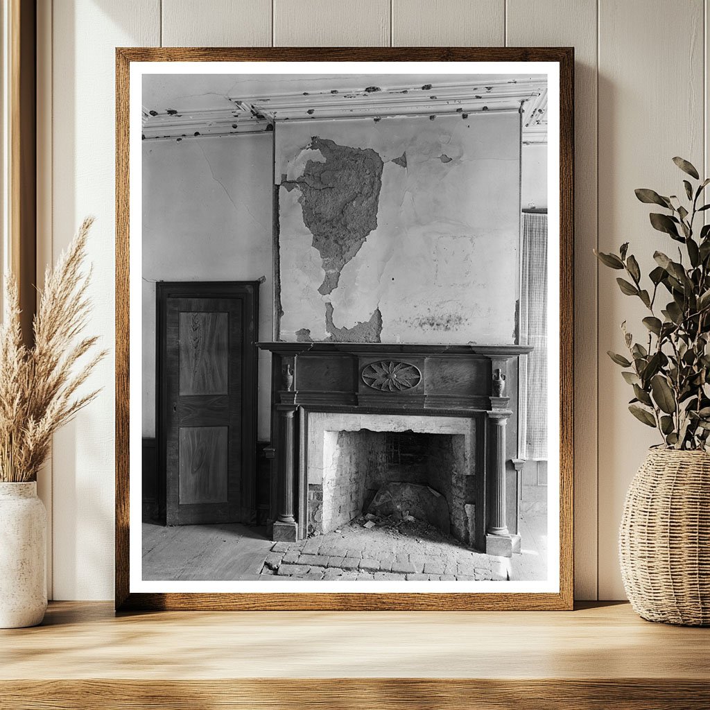 Rowan County Architecture, NC: 1800-1810 Vintage Photo