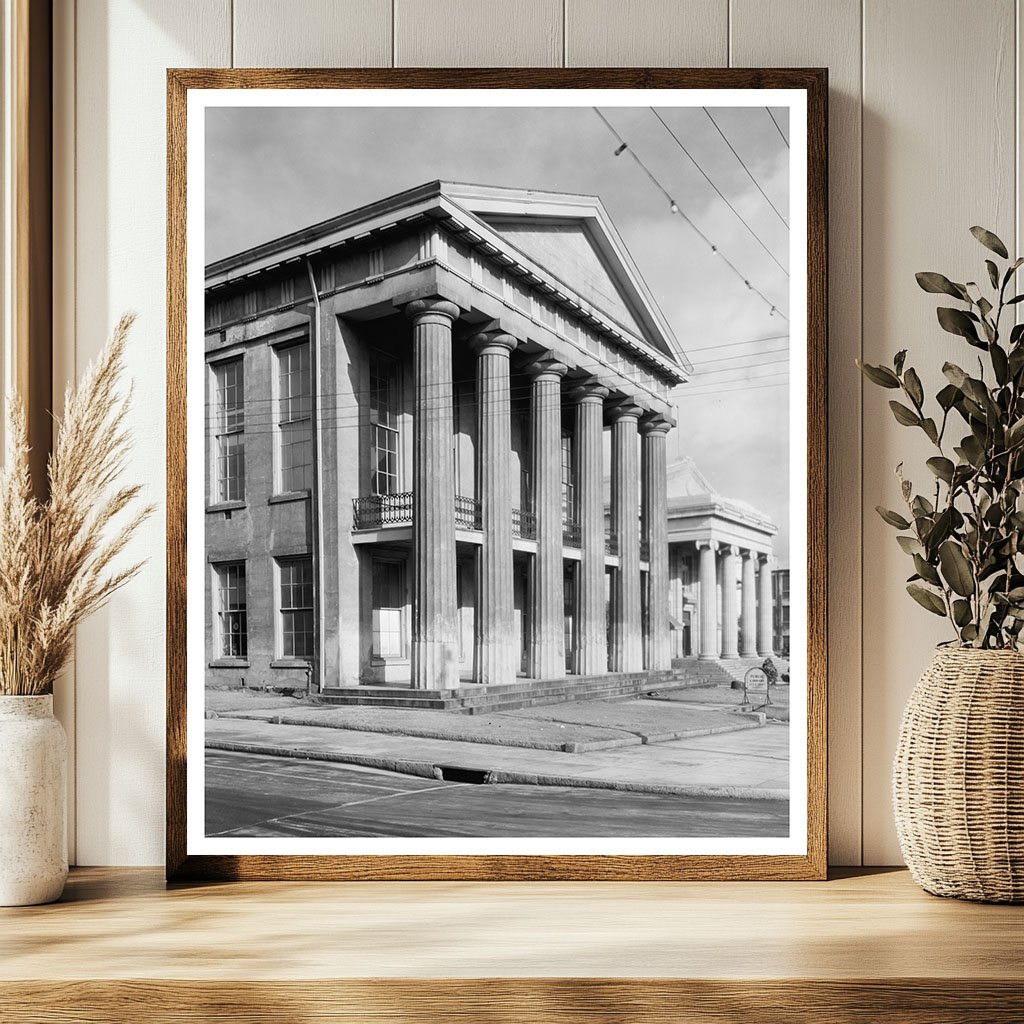 Salisbury NC Courthouse Photo 1855 Historic Architecture