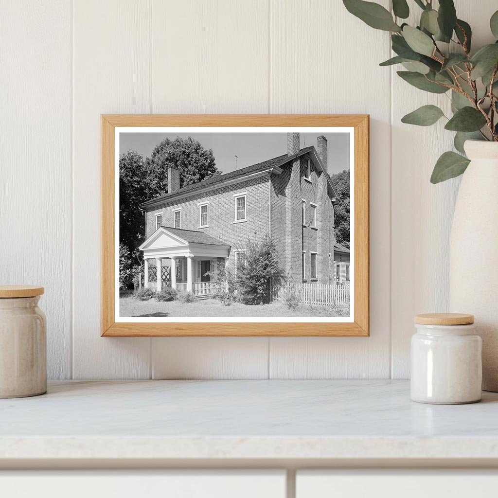 Rowan County NC Architecture 1840-1850 Vintage Photo