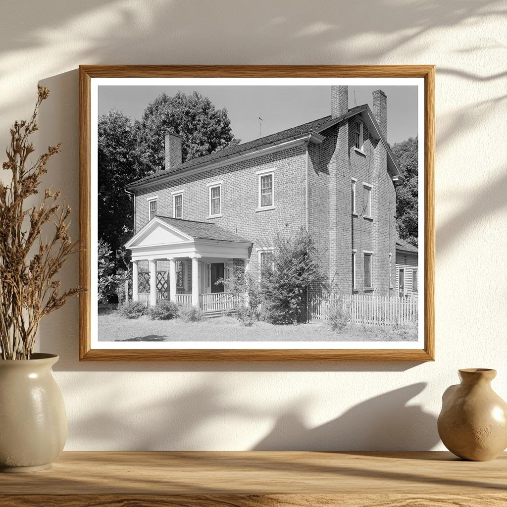 Rowan County NC Architecture 1840-1850 Vintage Photo