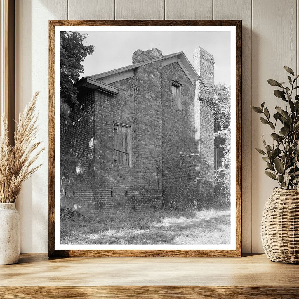 Sowers House, Salisbury NC, 1783 Historic Photograph