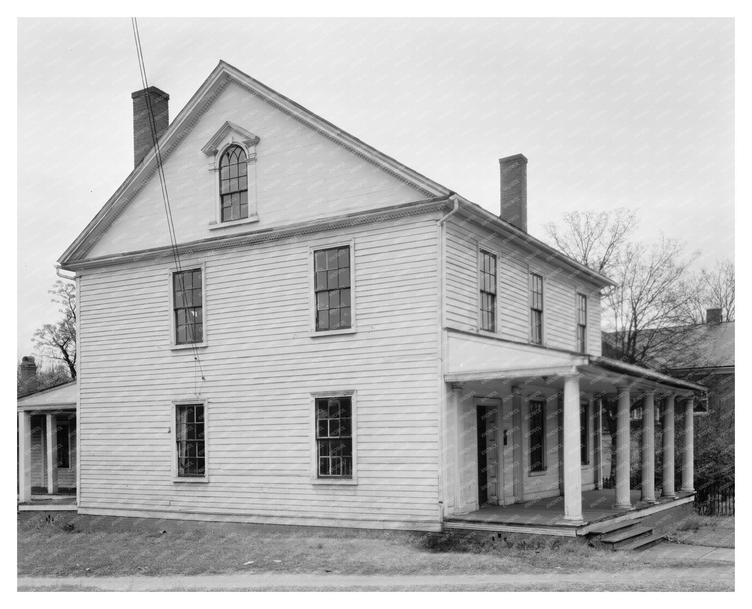 Salisbury NC Historical Building Photo, circa 1800