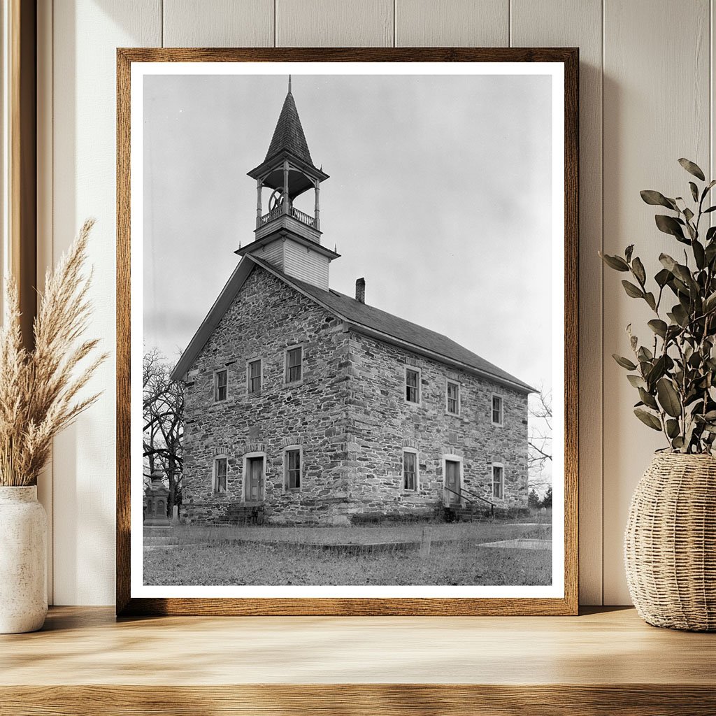 Historic Stone Church in Faith, North Carolina - 1795 - view 2