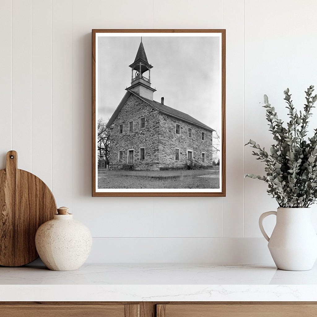 Historic Stone Church in Faith, North Carolina - 1795 - view 3