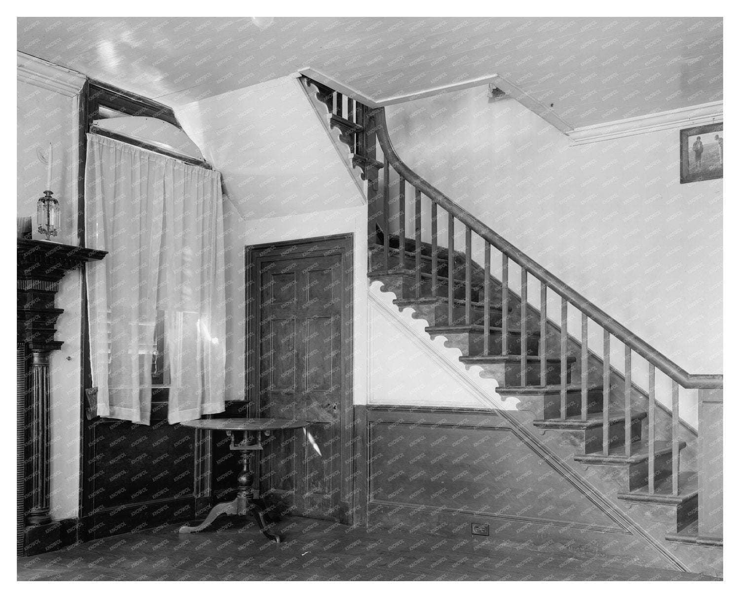 Cowan-Krider House, Rowan County NC, 1953 Photograph