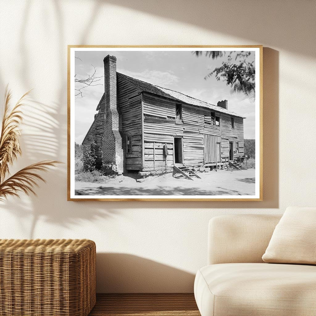 Log Building in Rutherford County, NC - 20th Century Photo
