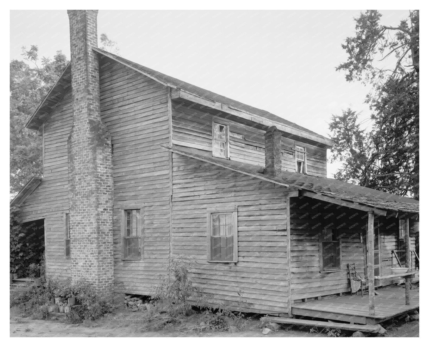 Rutherford County NC Cabin Photo, Early 20th Century