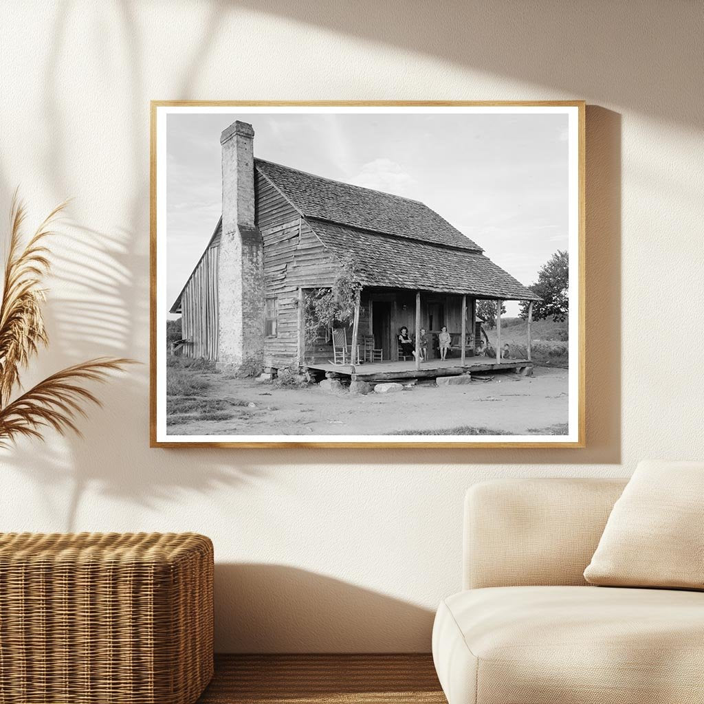 Log Cabin in Rutherford County, NC - 20th Century Image