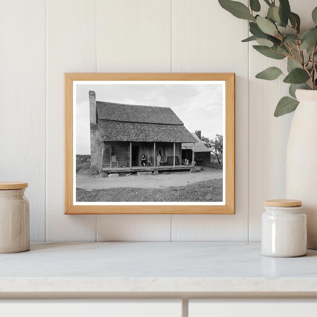 Rural Log Cabin in Rutherford County, NC - Early 1900s