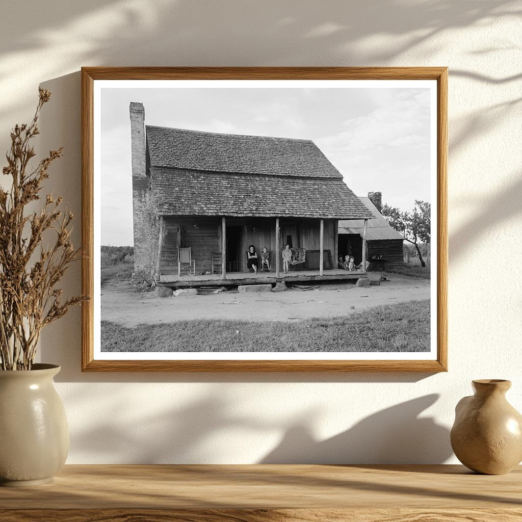 Rural Log Cabin in Rutherford County, NC - Early 1900s