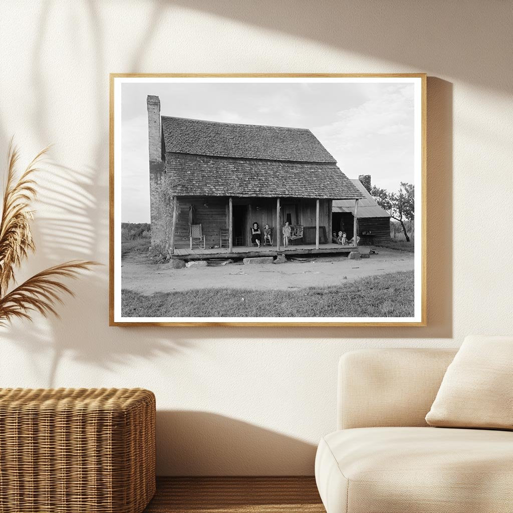 Rural Log Cabin in Rutherford County, NC - Early 1900s
