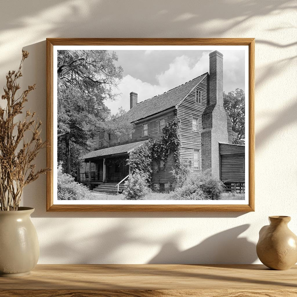 Cedar Walk, Williamsboro NC, Vintage Photo, 1953