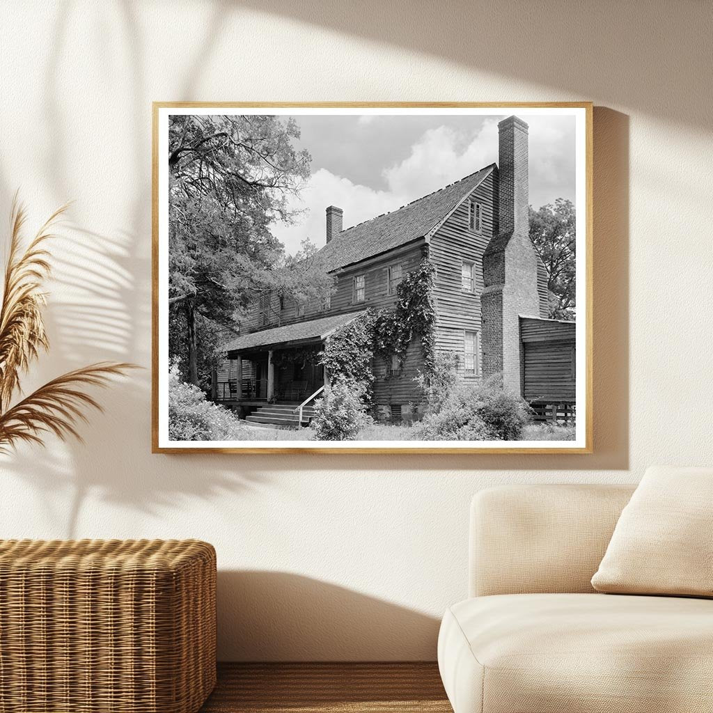 Cedar Walk, Williamsboro NC, Vintage Photo, 1953