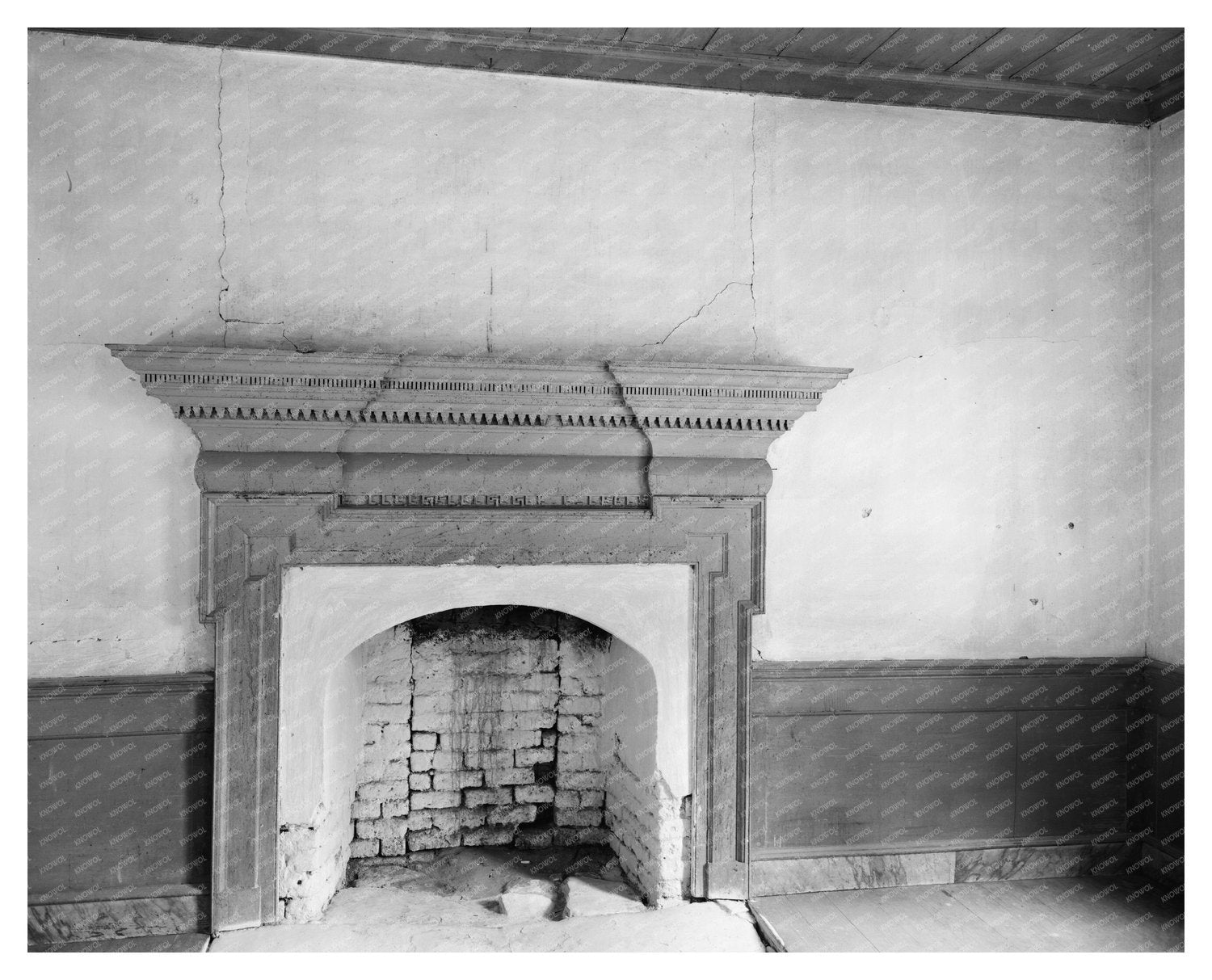 Old Inge Place Interior, Townsville NC, 19th Century