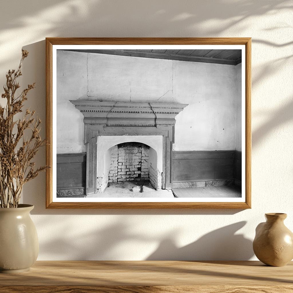Old Inge Place Interior, Townsville NC, 19th Century