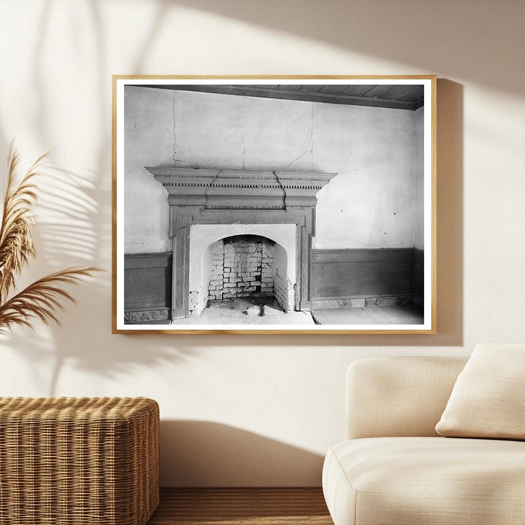 Old Inge Place Interior, Townsville NC, 19th Century