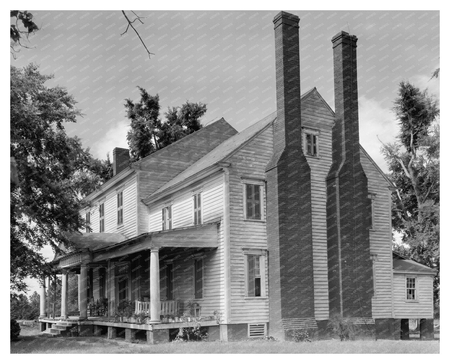 Henderson NC Historic Building Photo, 1754-1830