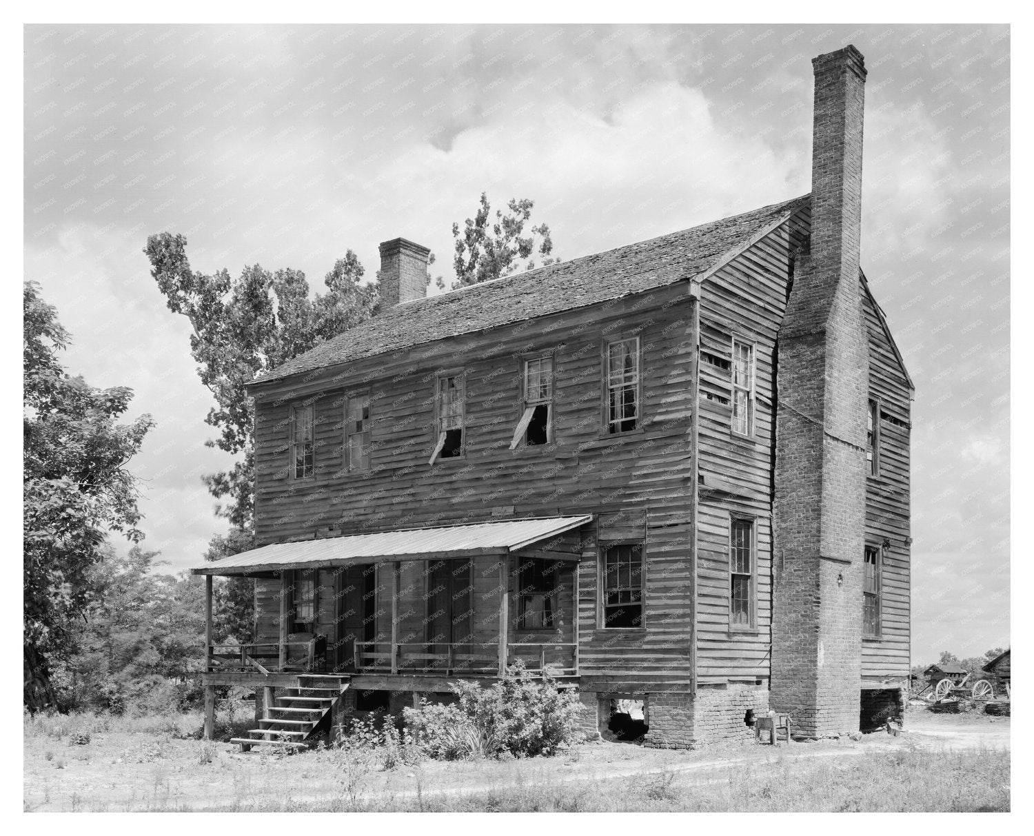 1754 House in Henderson, NC - Carnegie Survey Photo