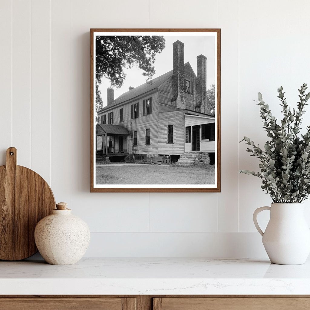 Riven Oaks, Vance County NC, Colonial Architecture 1759