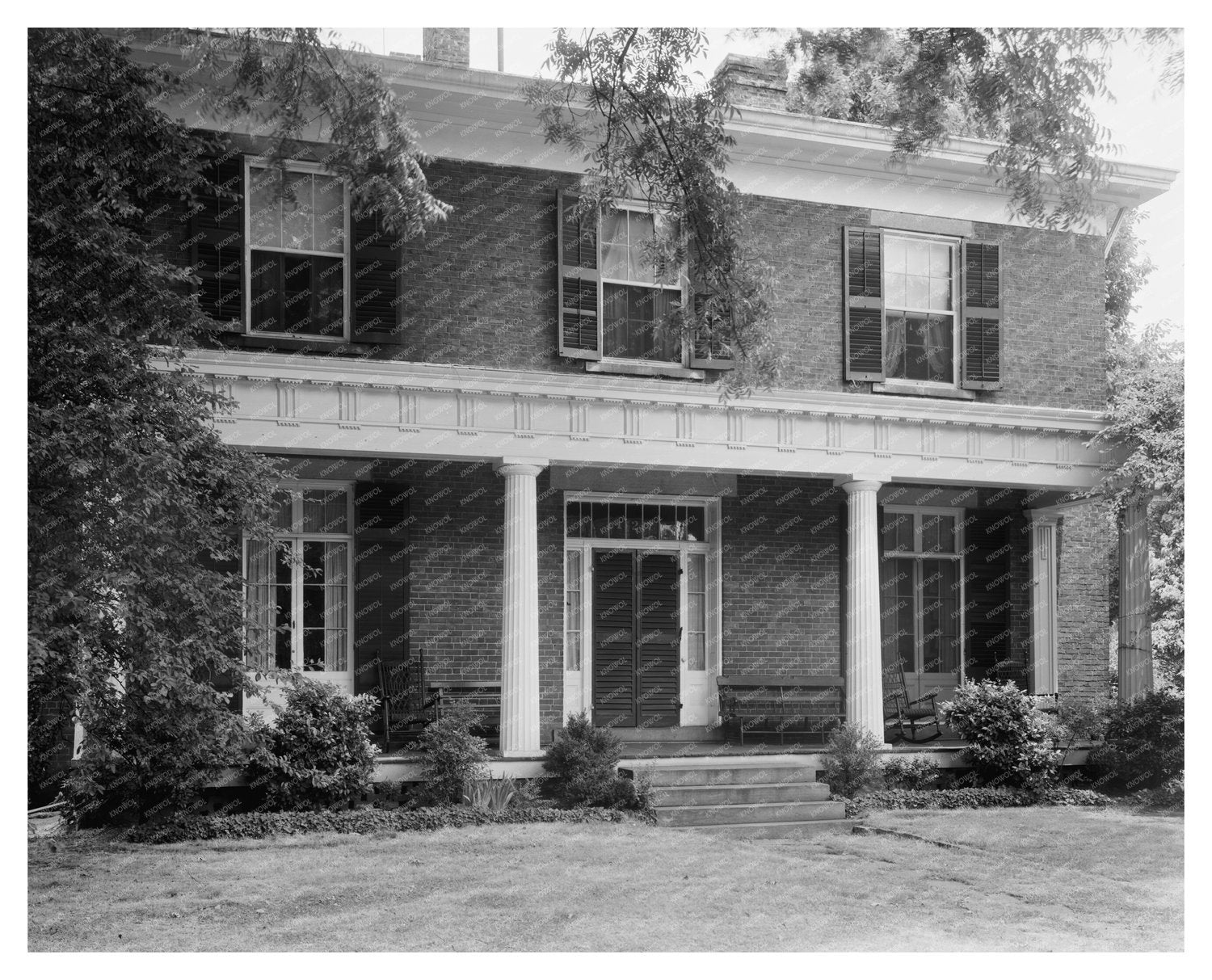 1854 Brick House in Raleigh, NC - Historical Architecture