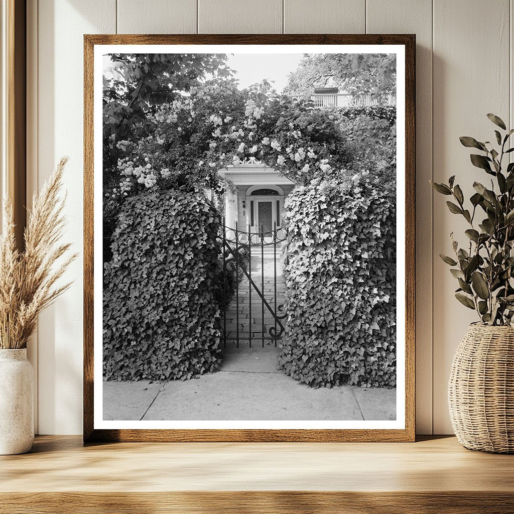 Warrenton NC Vintage Architecture Photo, Early 20th Century