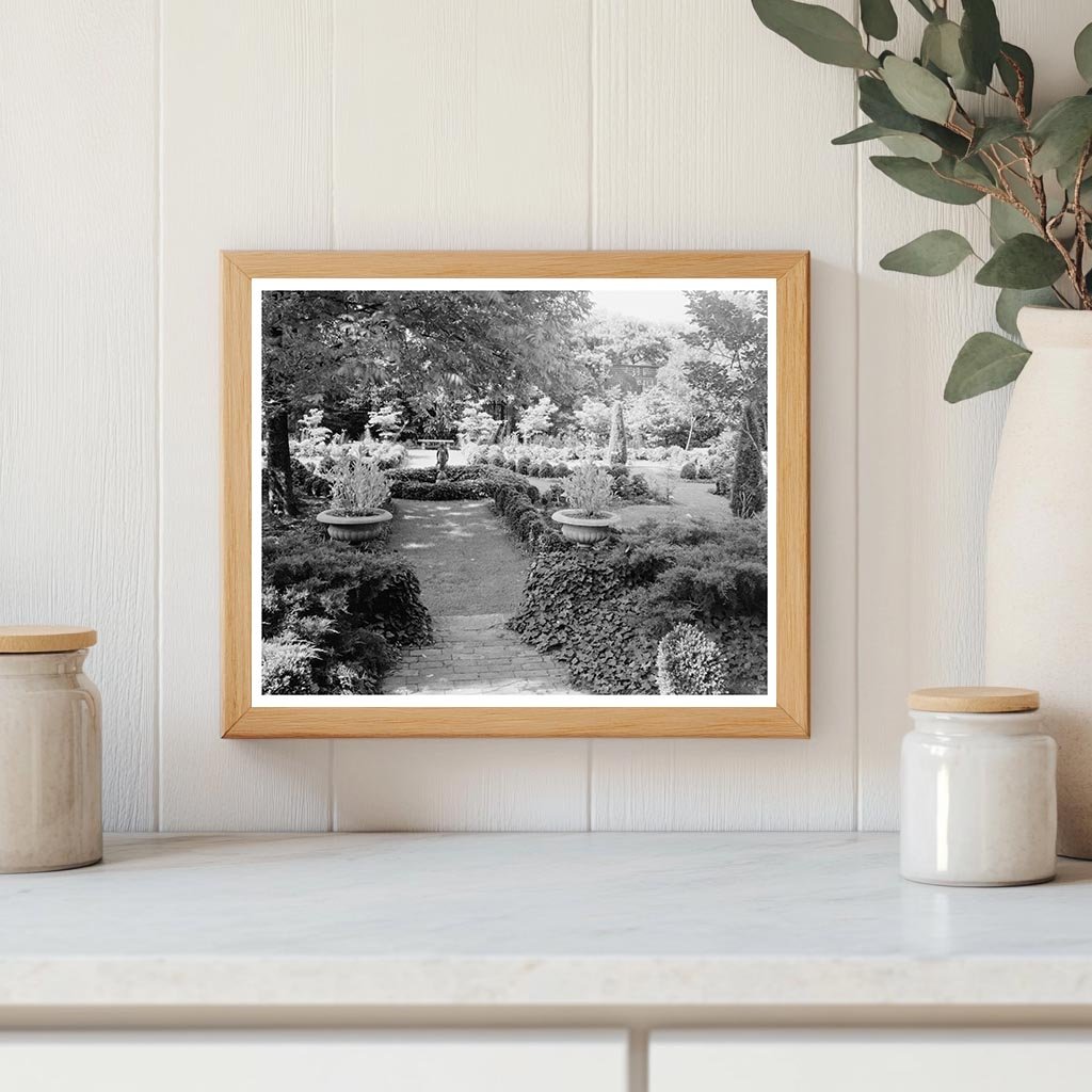 1953 Vintage Garden Photo in Warrenton, NC
