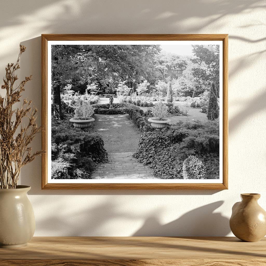 1953 Vintage Garden Photo in Warrenton, NC