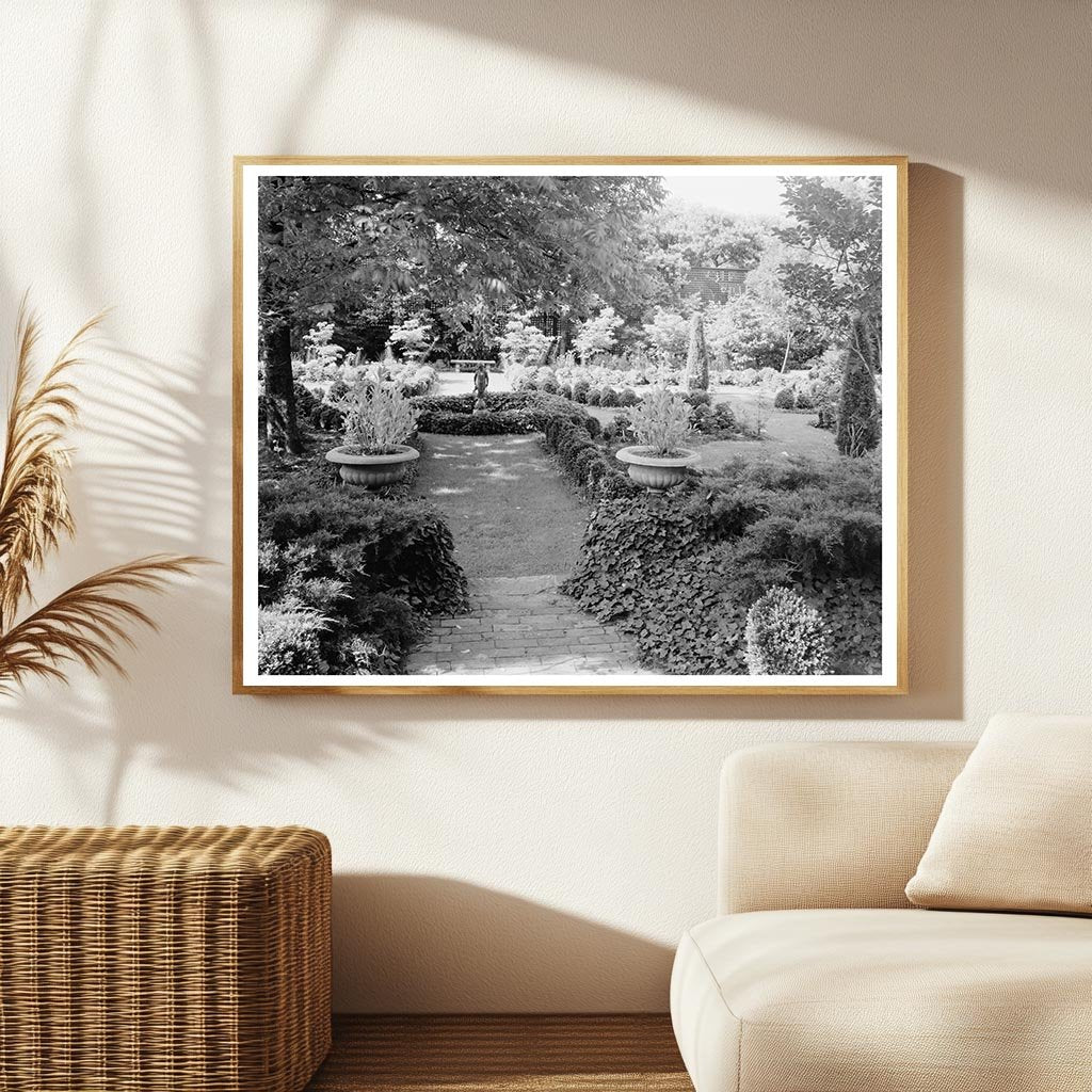 1953 Vintage Garden Photo in Warrenton, NC