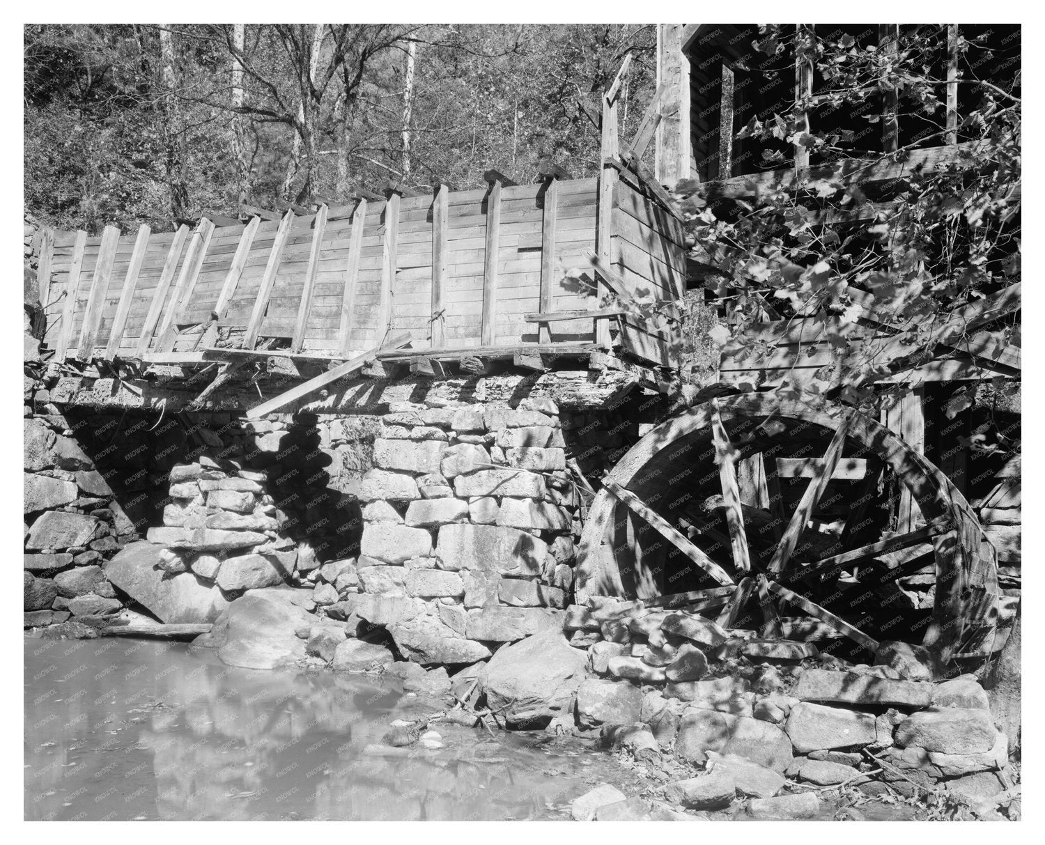 Crabtree Creek Mill, Wake County, NC, Early 20th Century