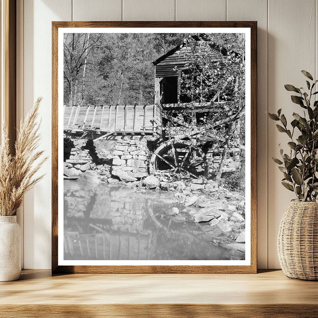 Crabtree Creek Mill, Wake County NC, Early 1900s Photo