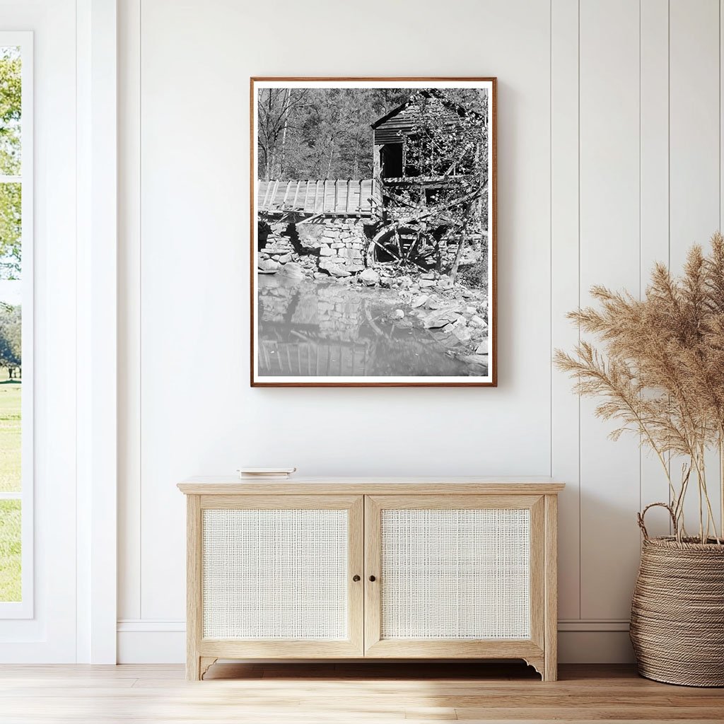 Crabtree Creek Mill, Wake County NC, Early 1900s Photo