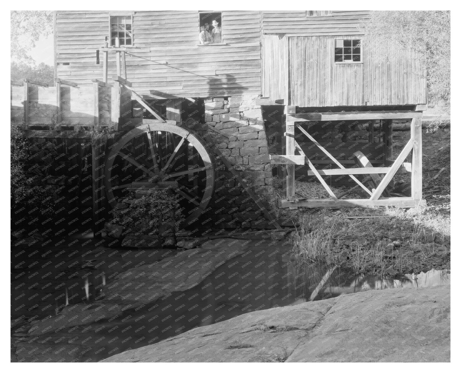Historic Mill in Wake County, NC - Early 20th Century