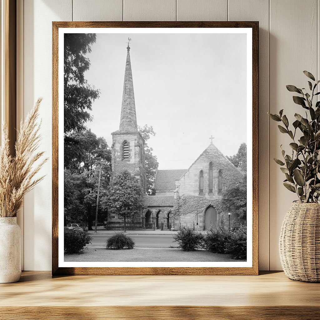 Historic Stone Structure, Raleigh NC, 1848 Photo Archive