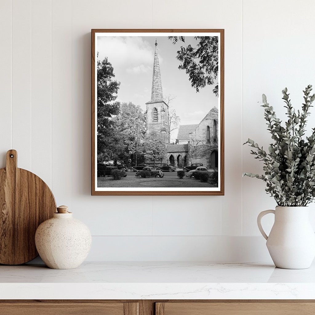 1848 Episcopal Church in Raleigh, NC - Historic Photo