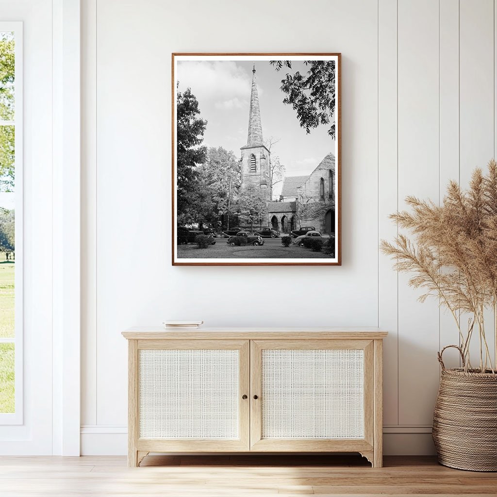1848 Episcopal Church in Raleigh, NC - Historic Photo