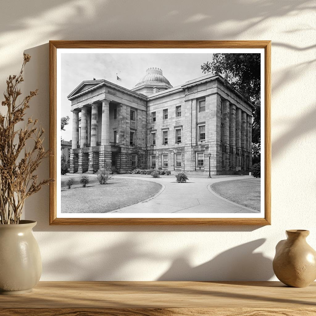 Raleigh NC State Capitol Historic Photo 1941