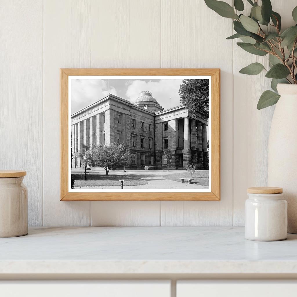 Raleigh Capitol Landmark Photo, North Carolina, 1833-1840