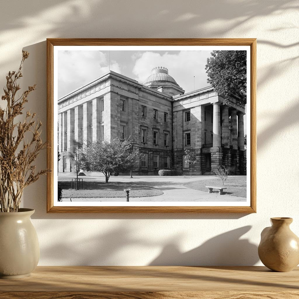 Raleigh Capitol Landmark Photo, North Carolina, 1833-1840