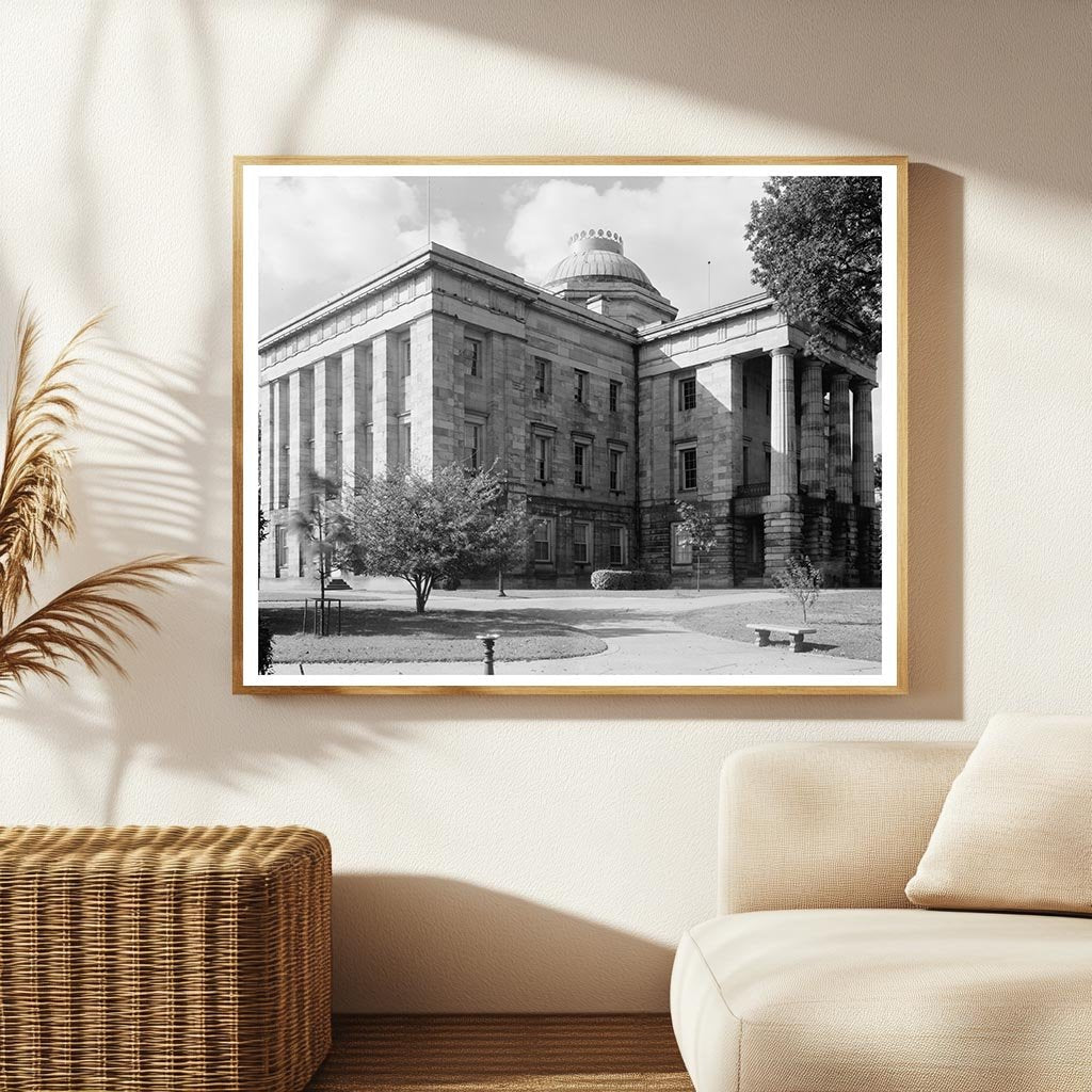 Raleigh Capitol Landmark Photo, North Carolina, 1833-1840