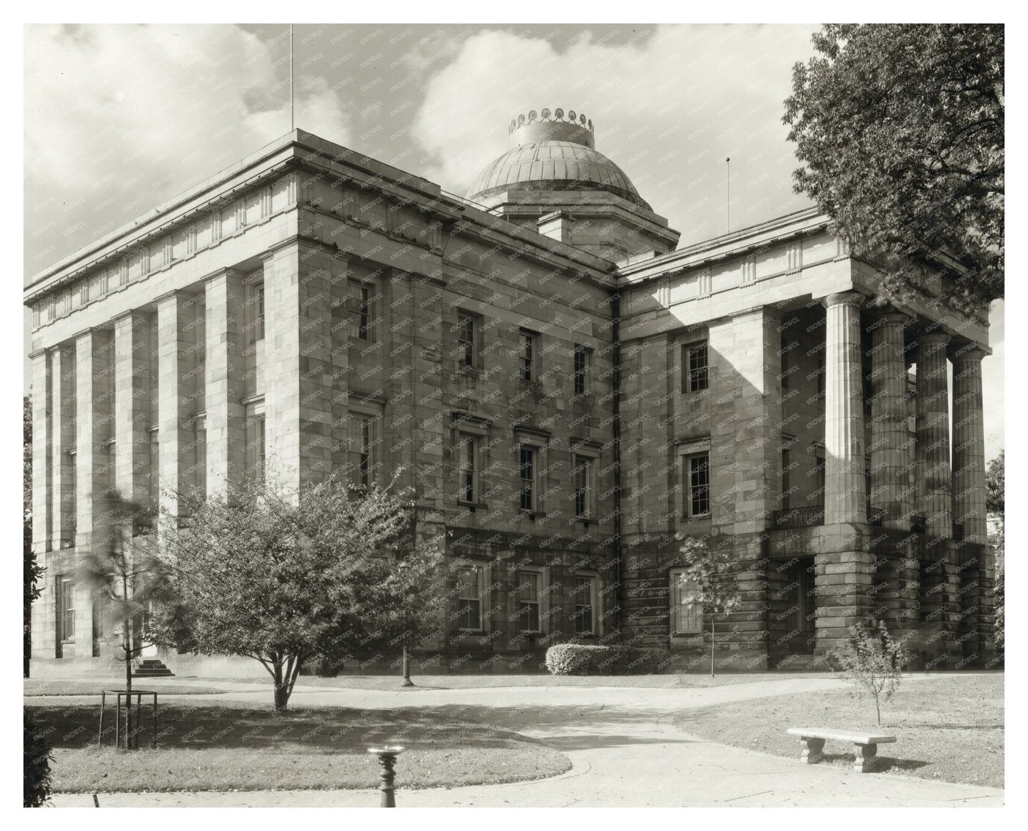 Raleigh, NC Historic State Capitol Photograph, 1833-1840