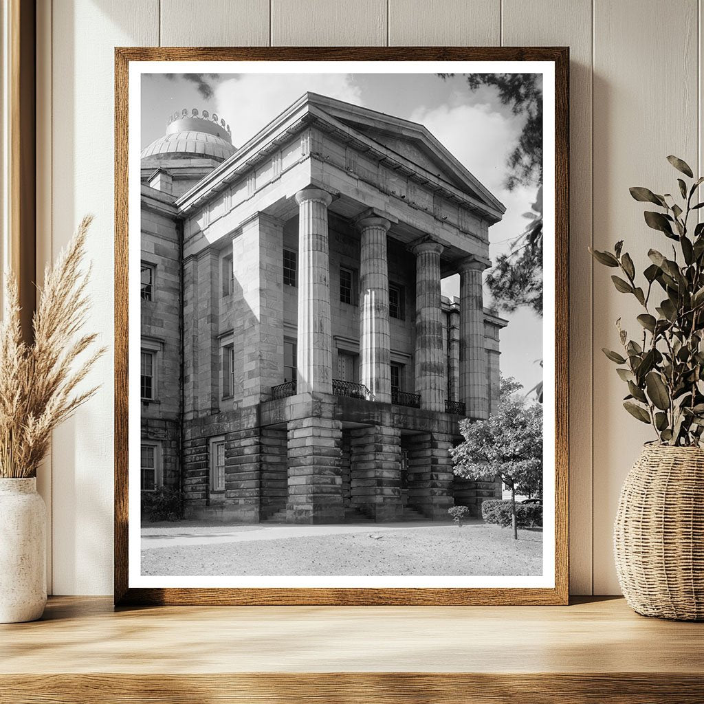 North Carolina State Capitol, Raleigh, 1941 Vintage Photo