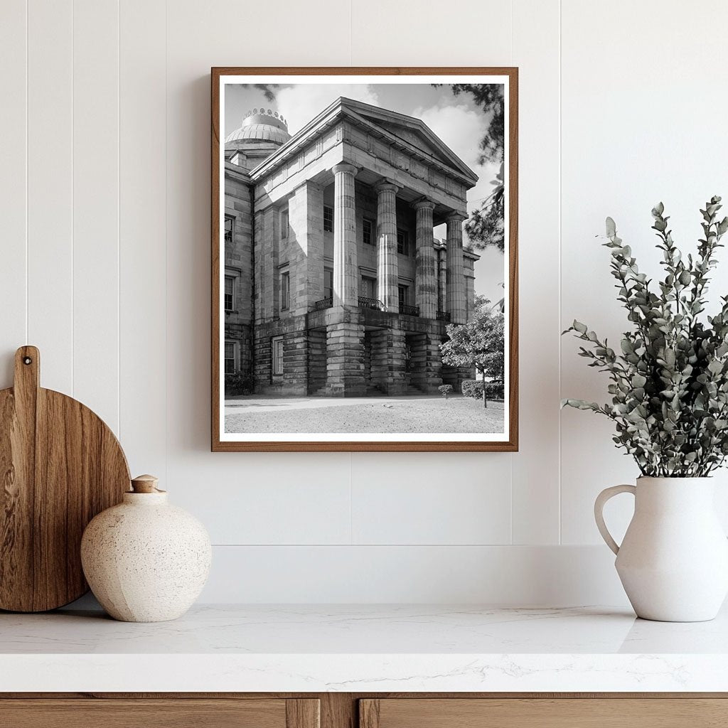 North Carolina State Capitol, Raleigh, 1941 Vintage Photo