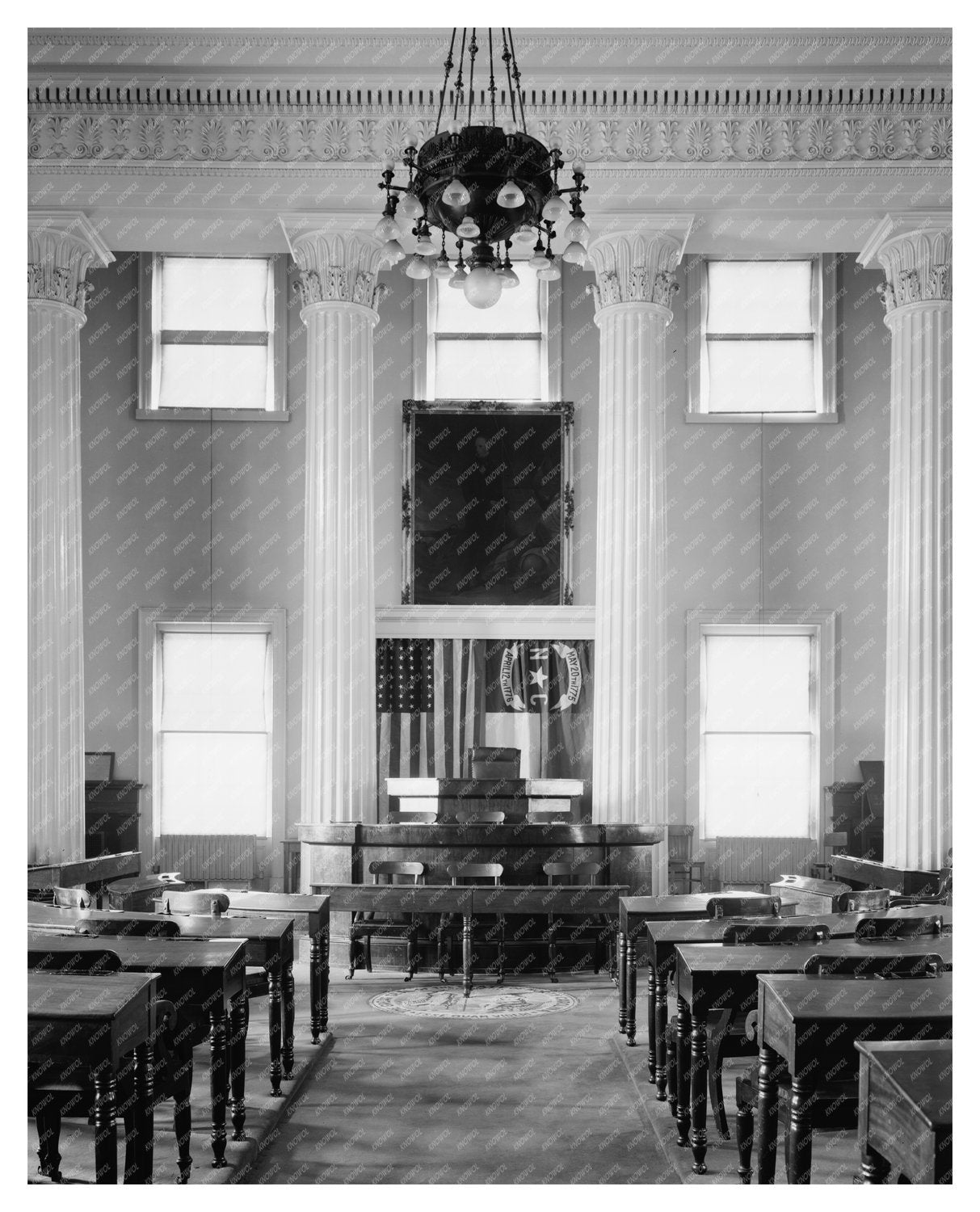 Raleigh NC State Capitol Photo 1941