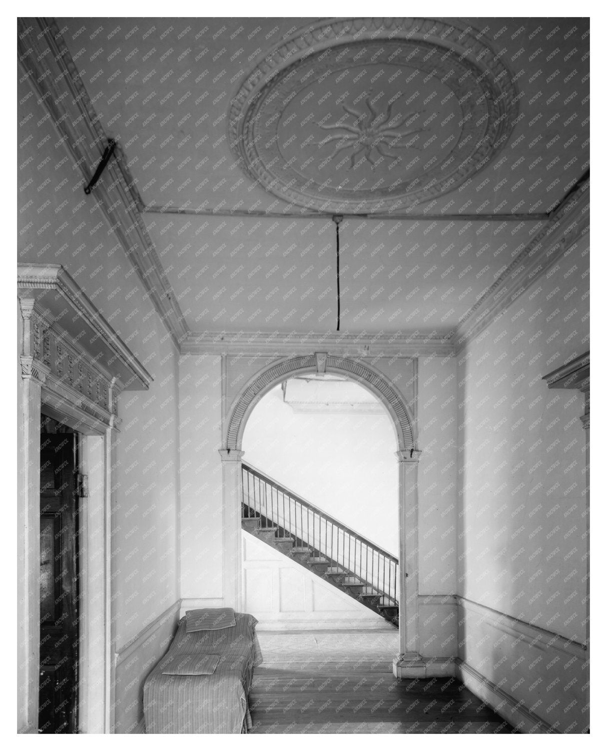 Vintage Little Manor Photo, Littleton NC, 1779 Architecture