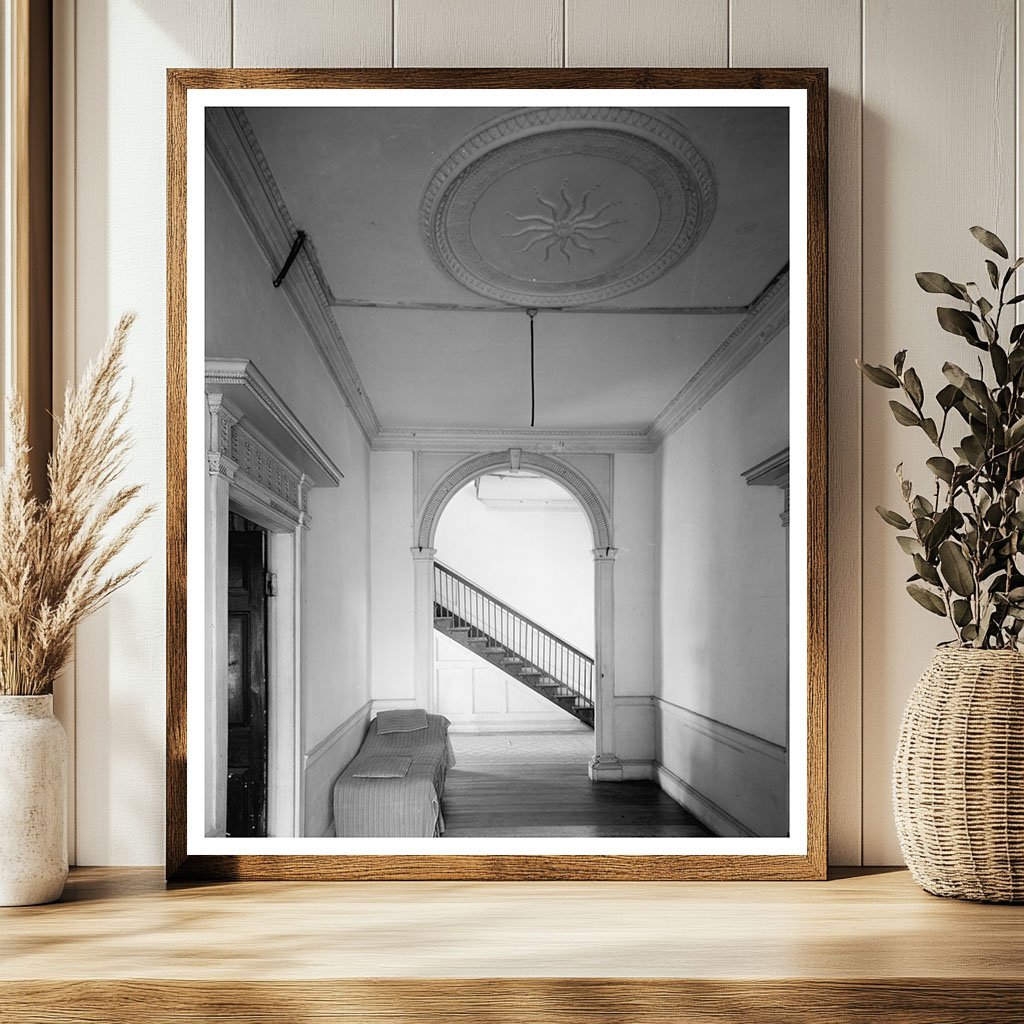 Vintage Little Manor Photo, Littleton NC, 1779 Architecture