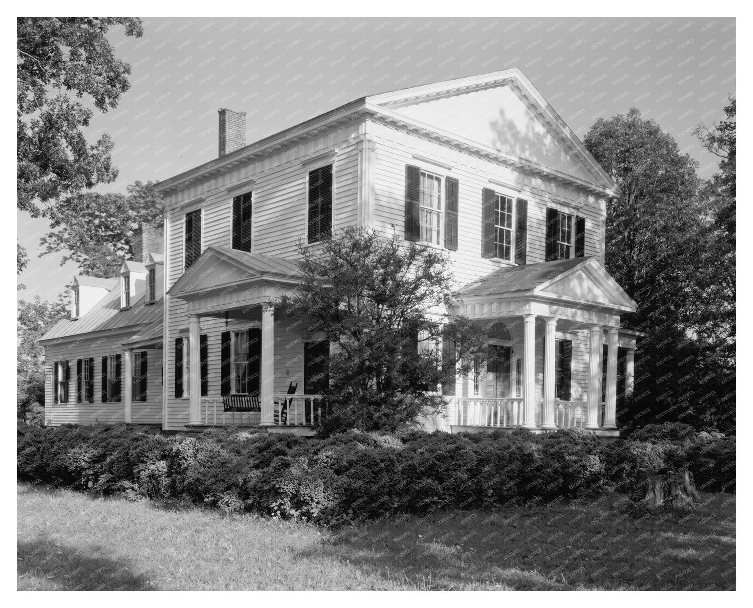 1832 Two-Story House in Warrenton, North Carolina