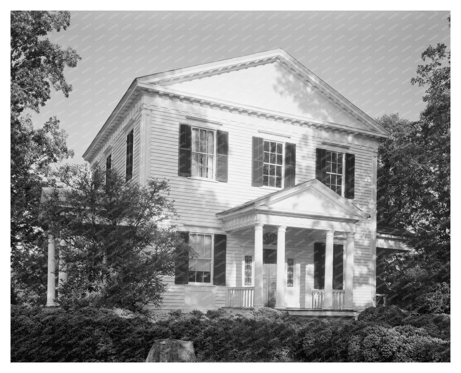 1832 Wood House in Warrenton, NC - Historical Photo